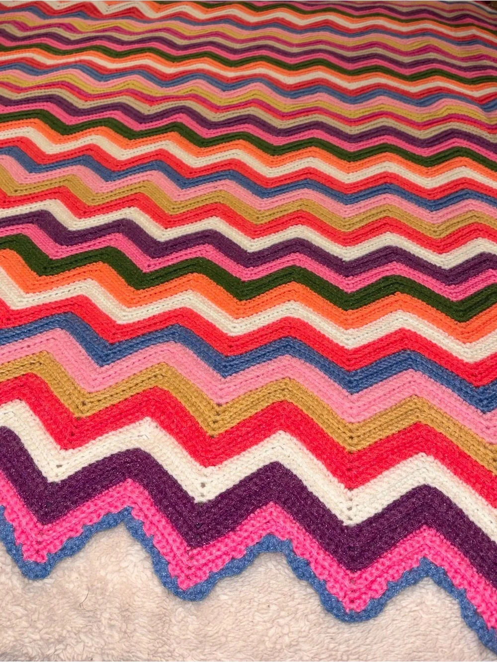 Handmade bright multicolor